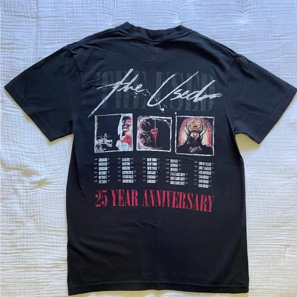 The Used 25 Year Anniversary T-Shirt - Picture 5 of 5